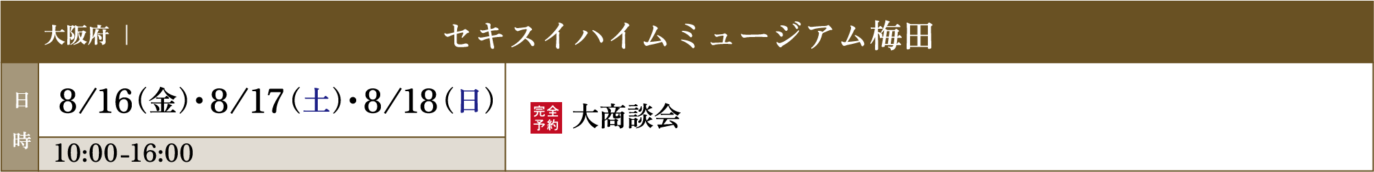 セキスイハイムミュージアム梅田