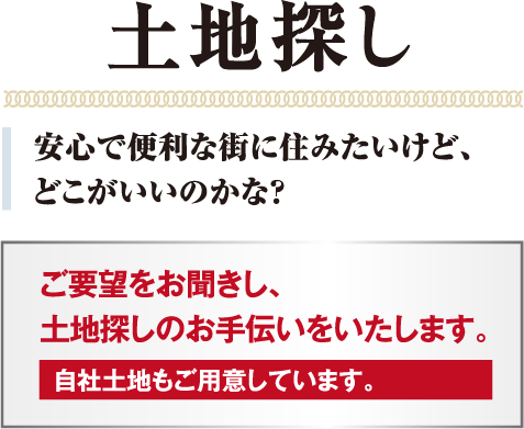 土地探し　安心で便利な街に住みたいけど、どこがいいのかな？