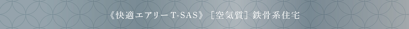 《快適エアリーT-SAS》  ［空気質］ 鉄骨系住宅